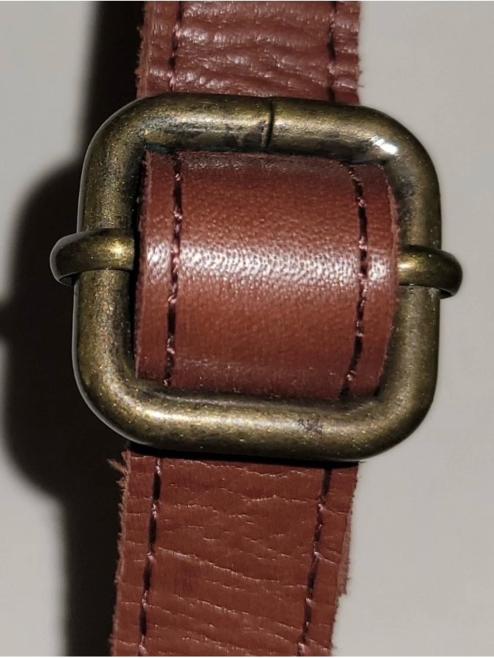 Cochoa Leather Crossbody Shoulder Bag Cognac Brown - Picture 13 of 16